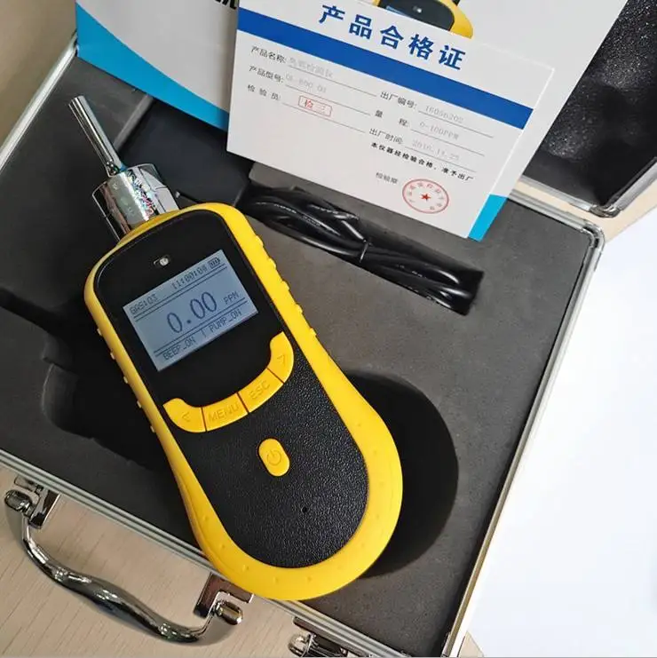 Flygoo High Precision Digital Dissolved Ozone Sensor 0-500ppm PPM Accuracy Air Ozone Meter for Gas Analyzer