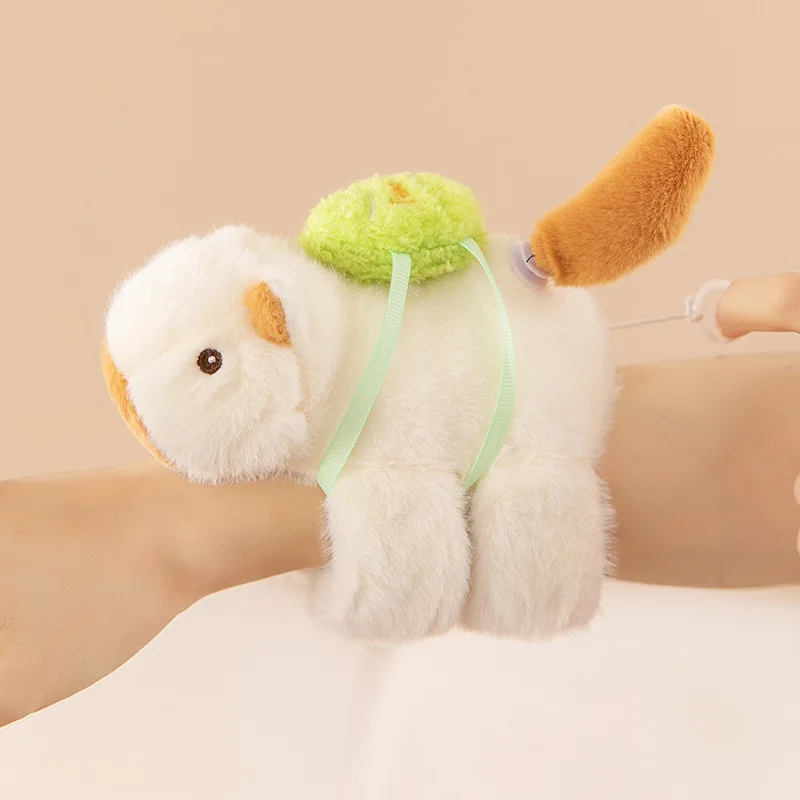 Capybara plush Forest Animal Hand Clap Bracelet Pat Belt Slap Panda Capybara Raccoon Monkey Bracelet Kapibala Plush Snap Ring