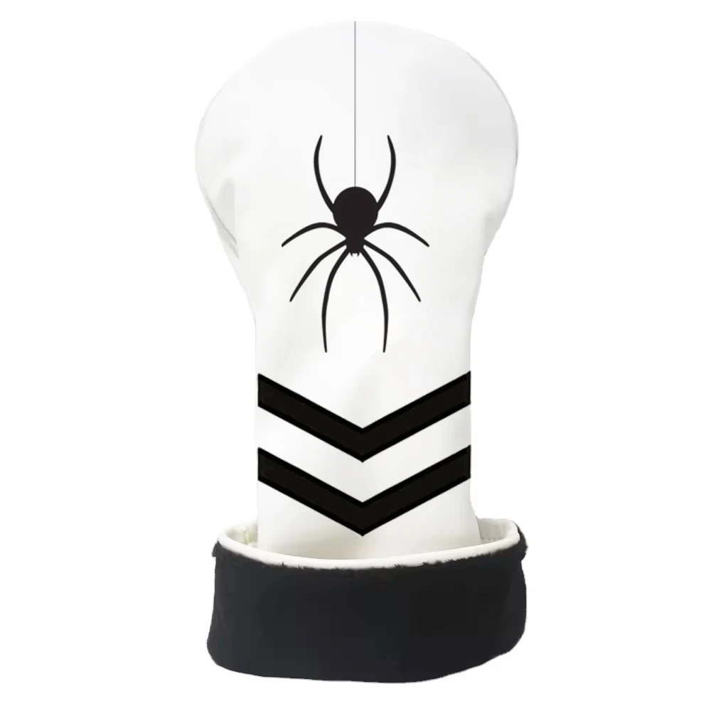 Most Popular Spider Golf Driver Hybrid Head Cover OEM Golf Club Cover Set Fairway Wood Premium PU Leather Malbon Golf Head Cover