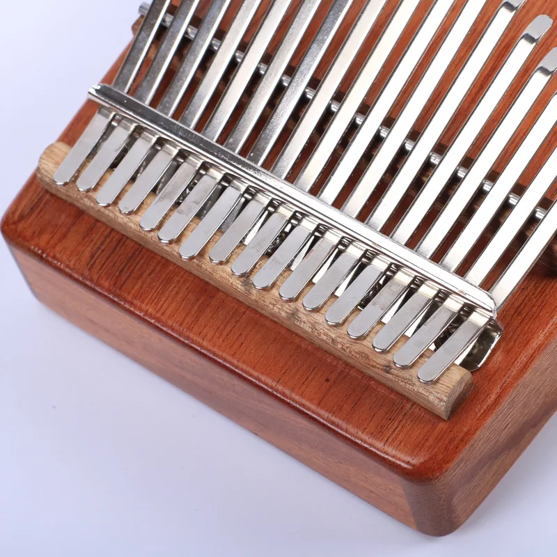 2023 Wholesale Solid Mahogany Wood Kalimba 17 Keys Finger Piano for Gift