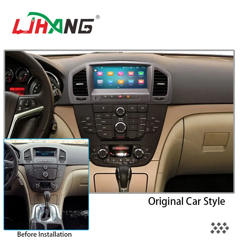 8+128G Android 12 Car DVD Player For Opel Insignia Vauxhall Buick Rega GPS 1Din Radio Multimedia GPS navigation Stereo DSP