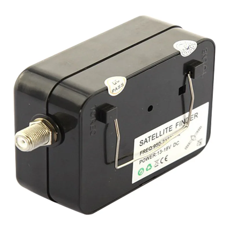 Digital Satellite Finder Signal Meter for Aligning Dish with Patch Lead