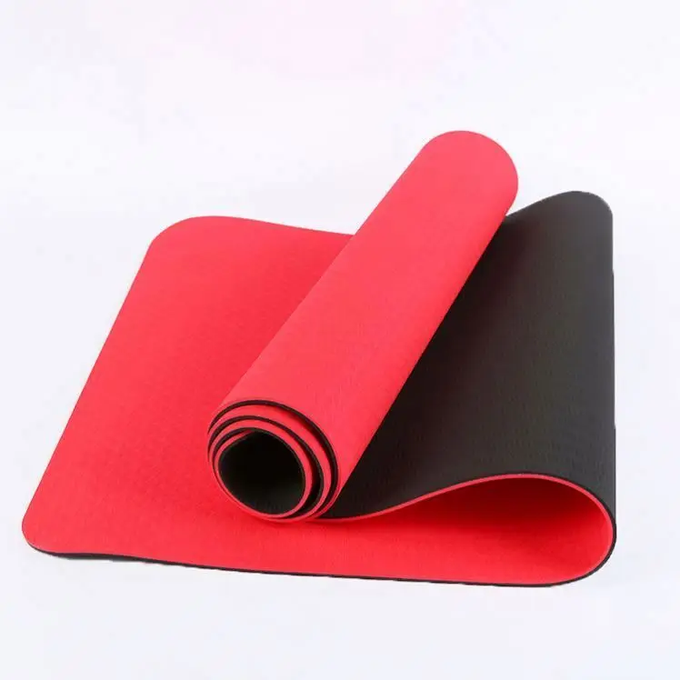 Xiaoda2021 Hot Selling Eco Friendly Exercise Sport Non Slip Double Tayer TPE Yoga Mat
