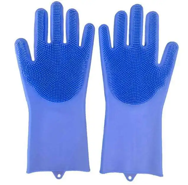 Hot Selling Kocean Brush Washing Cleaning Kitchen Reusable Magic Silicone Glove