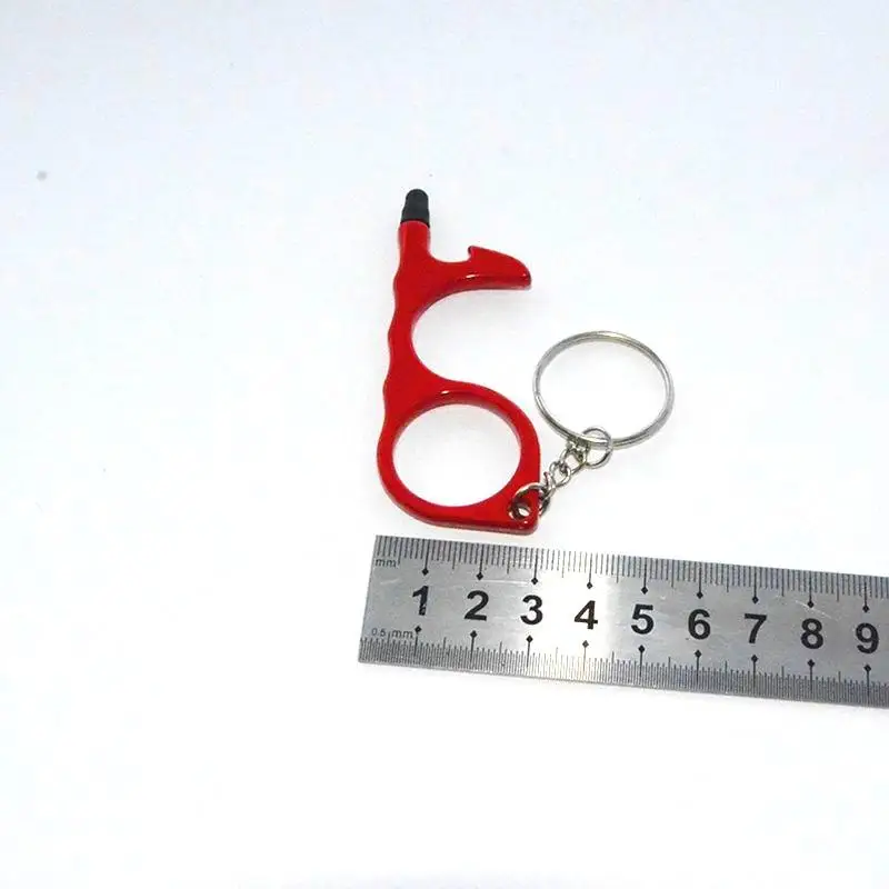 Anti Touch Door Opener Non Contact Safety Door Opener Handle Tool Keychain Self Defense Supplier