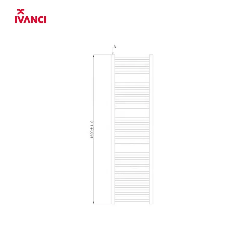 IVANCI GROUP 1600*450mm chrome electric heated bathroom towel rail towel dryer