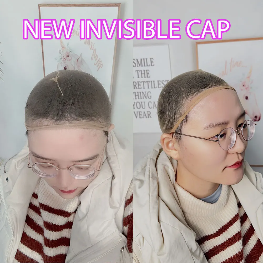 OEM Custom Package Invisible Hd Sheer Stocking Cap invisible Sheer Super hd ultra thin HD Wig Cap