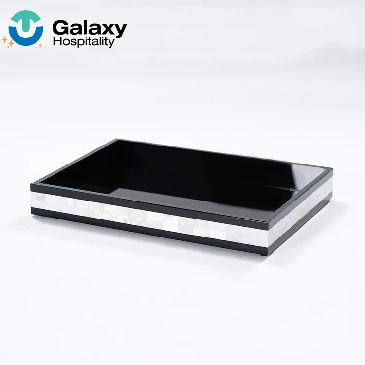 Wholesale Cheap Price Bathroom Tray Popular Acrylic Custom Tray Accessories Set