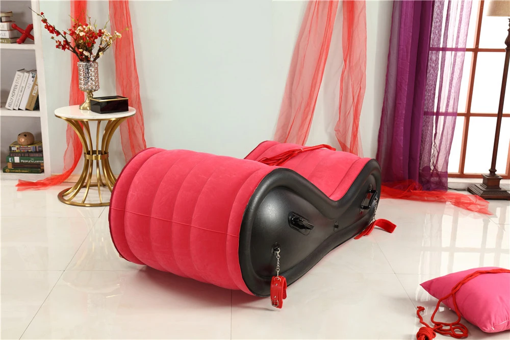 BDSM Inflatable Sofa Sex Furniture for Couples Love Position Chairs Bondage Cuffs Cushion Sex Sofa Furniture