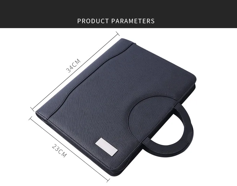  2021 новый стиль ручка padfolio файл папка Беспроводная зарядка внешний аккумулятор для a4 молнии pad