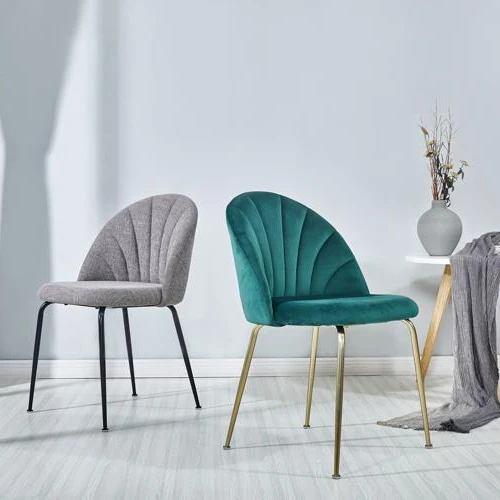 Modern simple fabric dining chair