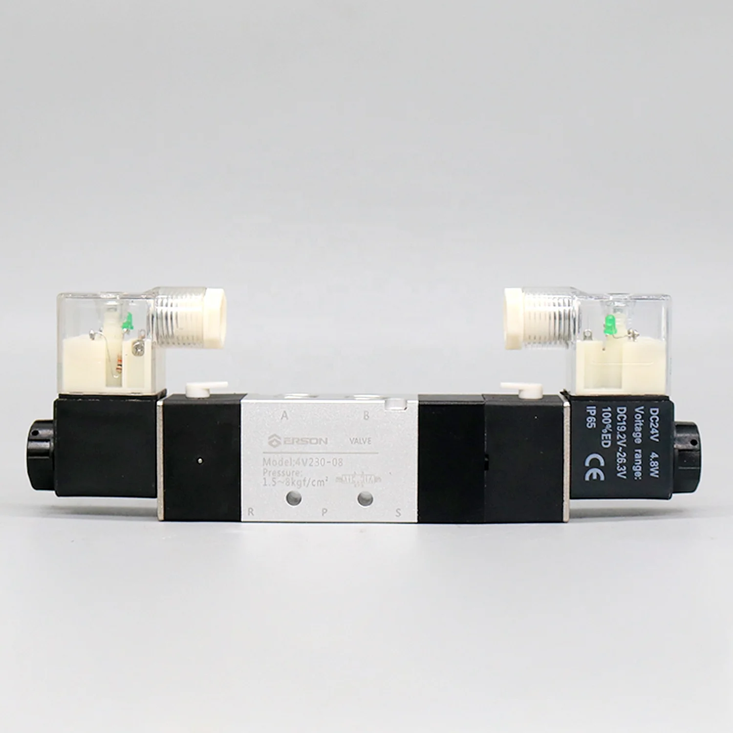 SHINYEE solenoid valves manufacturers airtac type valvulas neumaticas 4V220-08 /4V210 solenoid valve coil 24v