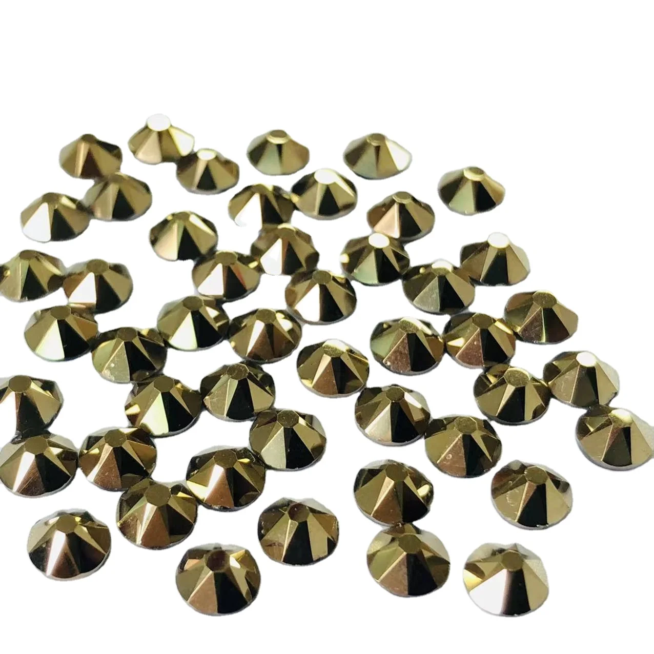 Новинка 2088, 16 граней, негорячая фиксация, рейновский камень разного размера и цвета, кристалл AB Aurora Boreale