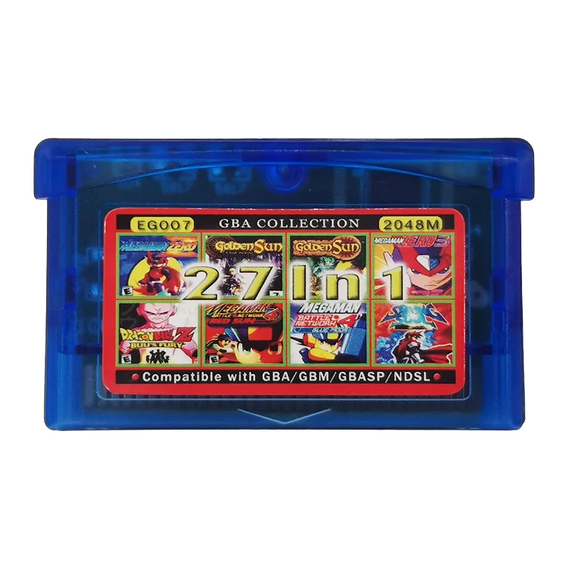 Видео игры карты для GBA EG001-012 5 Edition на английском языке Gba карточная