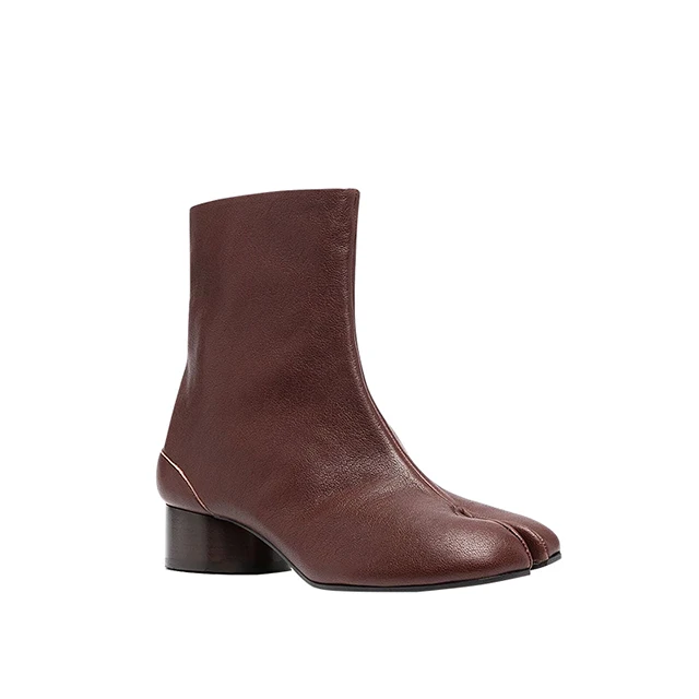 Custom wholesale fall white winter boots for women split toe boots thigh high boots women