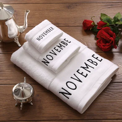 Chins Best Selling Custom Design Luxury Bath Towel Set 100% Cotton Hand Towel Sets