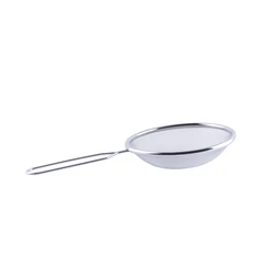 Fine Mesh Strainer Set of 5 Stainless Steel Sieve with long handle Used for Tea Flour Pasta, Rice Food Kitchen Oil