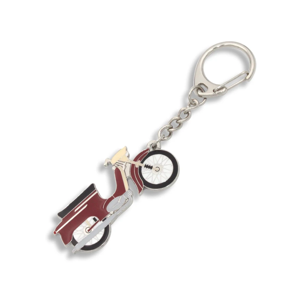 Gold Metallic Keychain Make Your Own Logo Metal 3D KeyChain Parts Wholesale Metal Souvenir Custom Metal Enamel Keychain