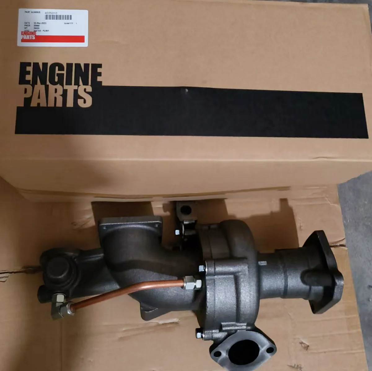 Hot Sale K19 KTA19 QSK19 Diesel Engine Parts Water Pump 3017471 4025310 4081093 3286473
