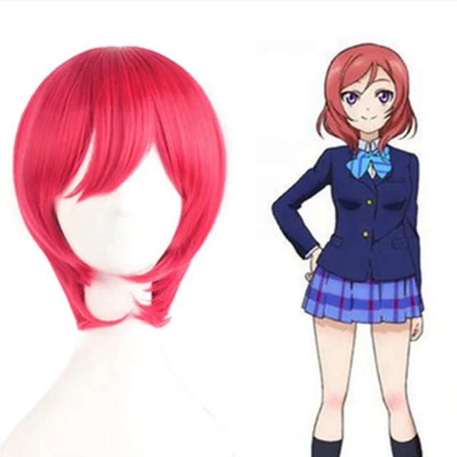 Colorful High Quality Anime Lolita Cosplay Wigs Long Synthetic Hair Wig