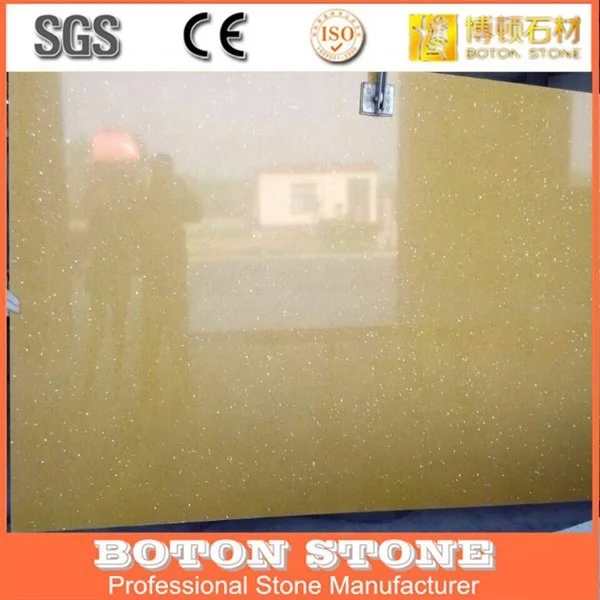 Artificial Stone Polished Quartz Composite Thin Slabs Compressed Quartz Tiles