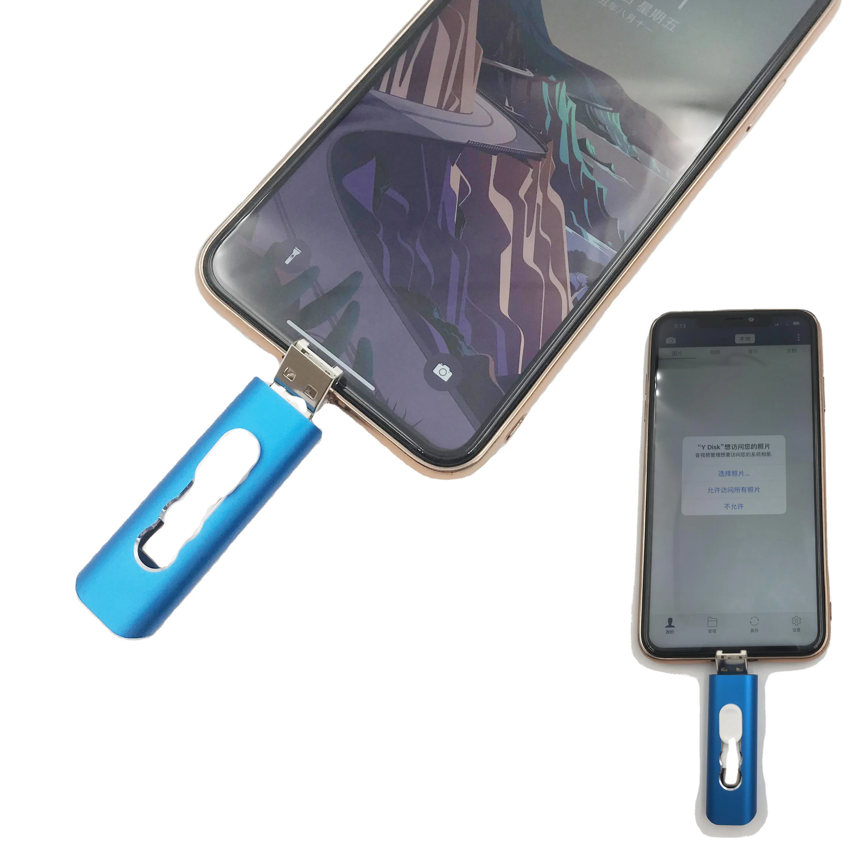 3 in one High Speed USB 2.0 Type C flash drive 16GB 32GB 128GB 256GB memory card 64GB for smart phone