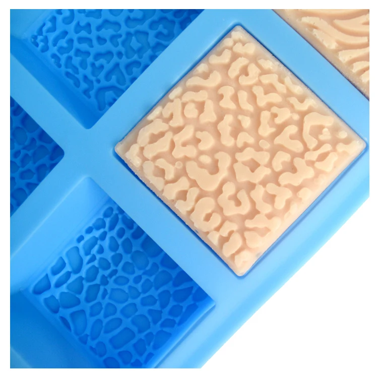 MHC High Quality Customized Food Grade 3d Handmade Rectangle Silicone Soap Mould