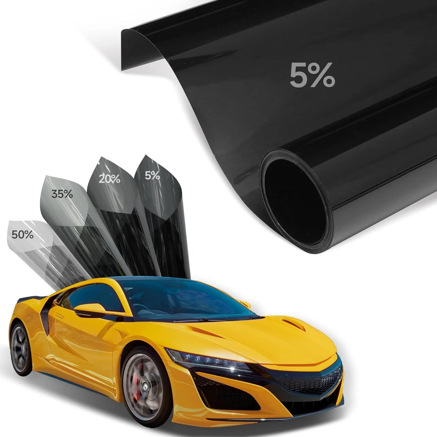 Car Window Tint Window Privacy Film Car Shade Front Windshield Heat & UV Block nano ceramic window film