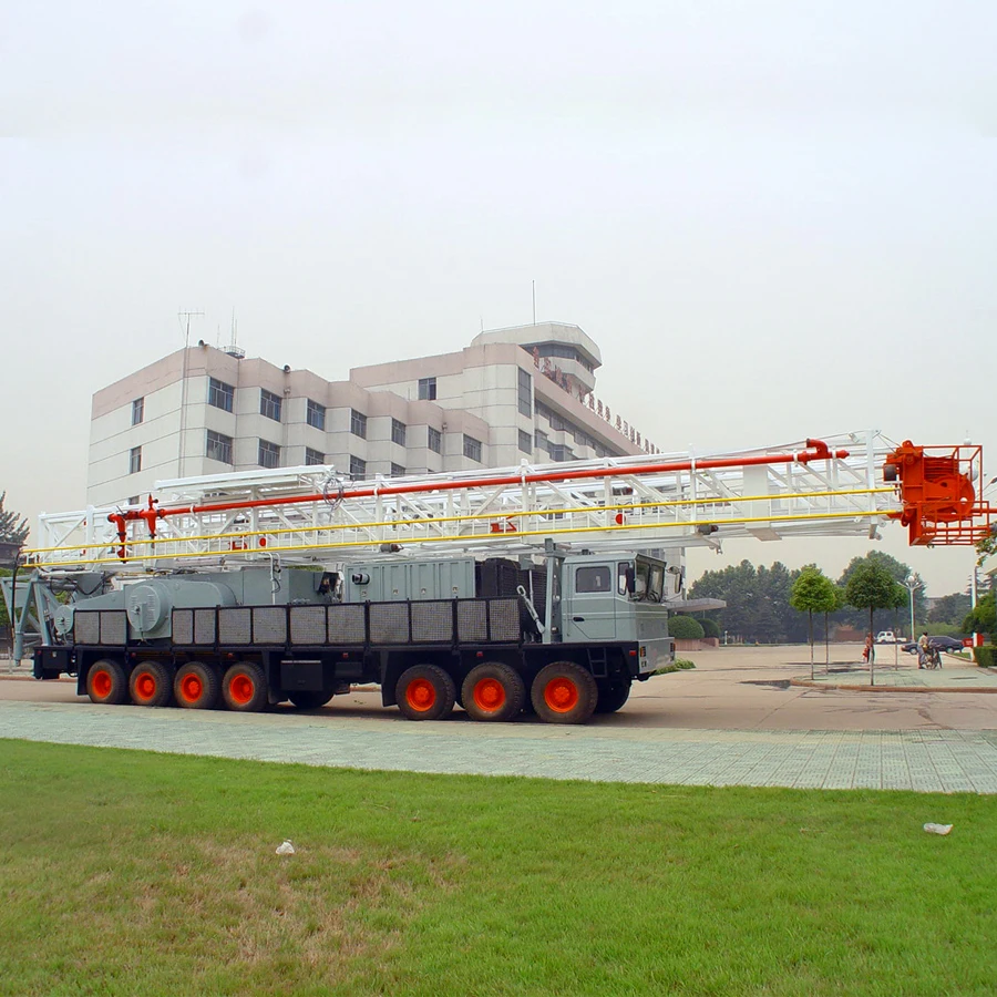 RG Petro Intelligentized automation smart  truck-mounted drilling rig and  Workover Rig XJ150