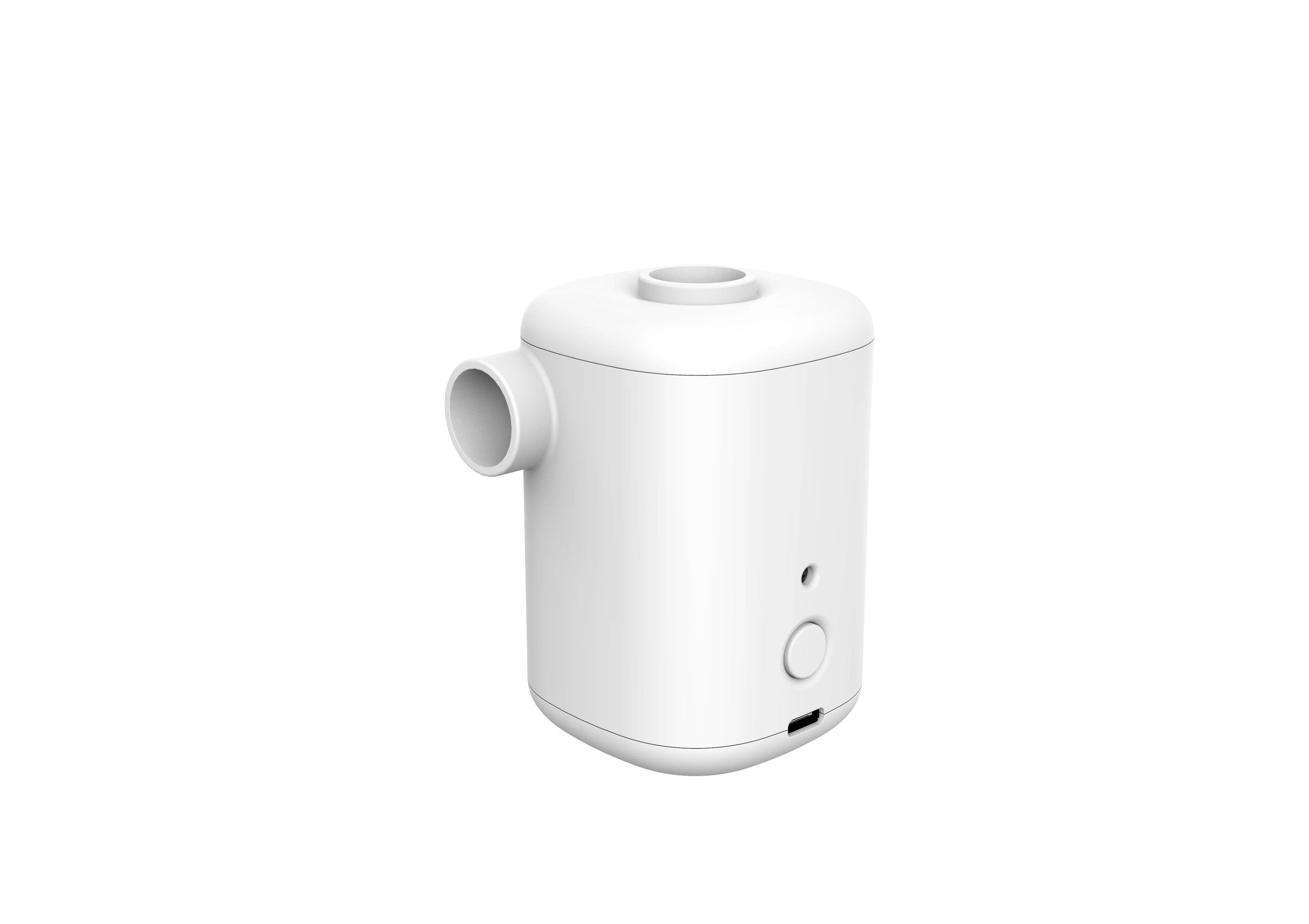 Factory new shape design high efficiency electric balloon pump 3.0  push button switch with 10pcs multiple nozzles