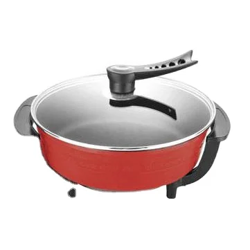 Круглая алюминиевая мультиэлектрическая глубокая сковорода для пиццы, 12 дюймов