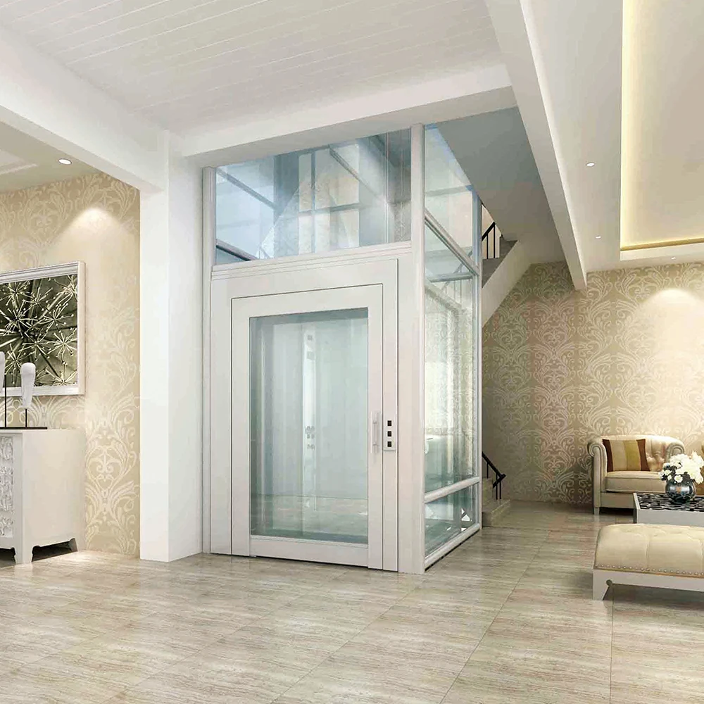 400kg villa lift home no pit beautiful good price and quality easy-to-install hydraulic home elevator lifts elev elevators