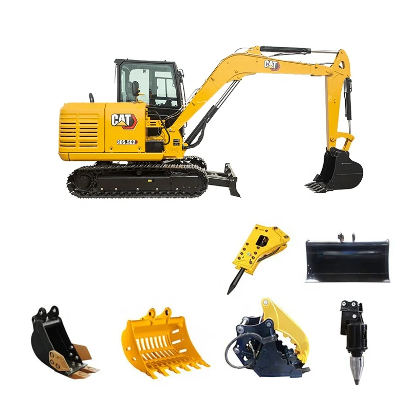Используемый мини-экскаватор CAT305.5E2 оригинальный сделанный в Японии