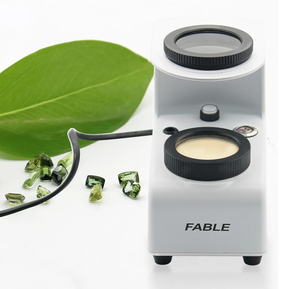 Jewelry Tool Polariscope For Gemstone Checking LED Desktop Polariscope double light source Gem Polariscope