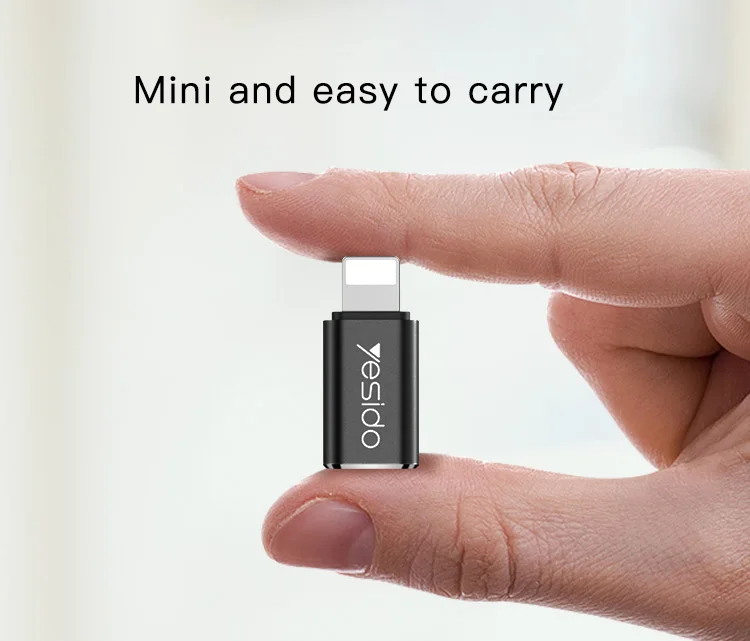 Адаптер для передачи данных YESIDO iPhone с использованием переходника lightning на USB type C