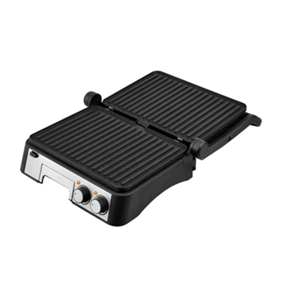 
detachable plate panini grill electric contact home grill with glass lid 