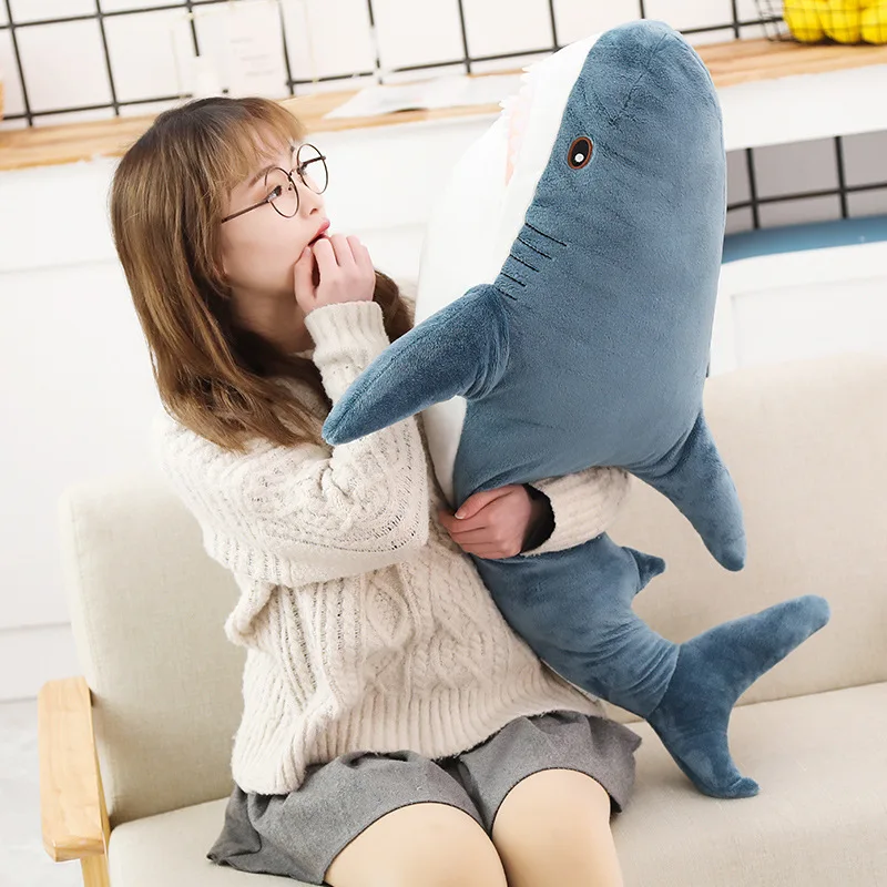 Wholesale Toy Prizes Bulk Soft Adults Kids Stuffed Animal Shark Plush Custom Toys For Gifts