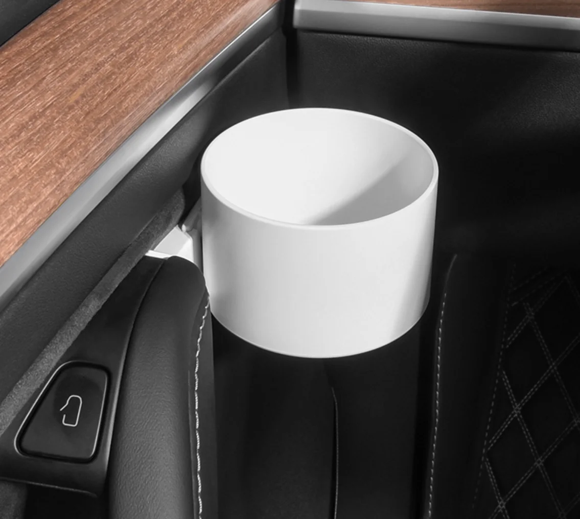 Car Storage Box For Tesla  Model 3 Y Water Cup Holder Interior Accessories Automobile Parts