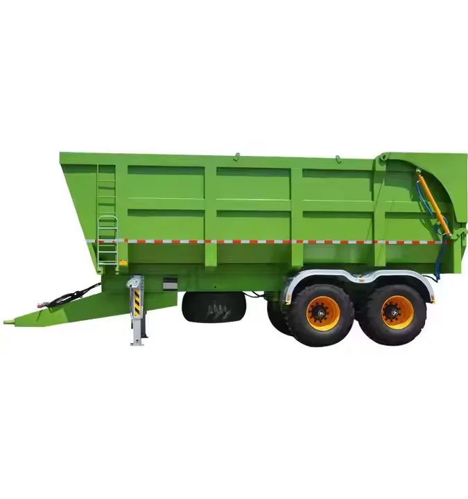 4 wheel farm tractor trailer 15ton farm silage trailer