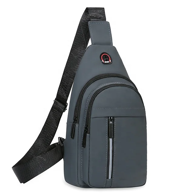 BSCI Custom Hot Sale Lightweight Recycled City Sport Best Girls Chest Bag Daily Travel Cross Body Sling Bag