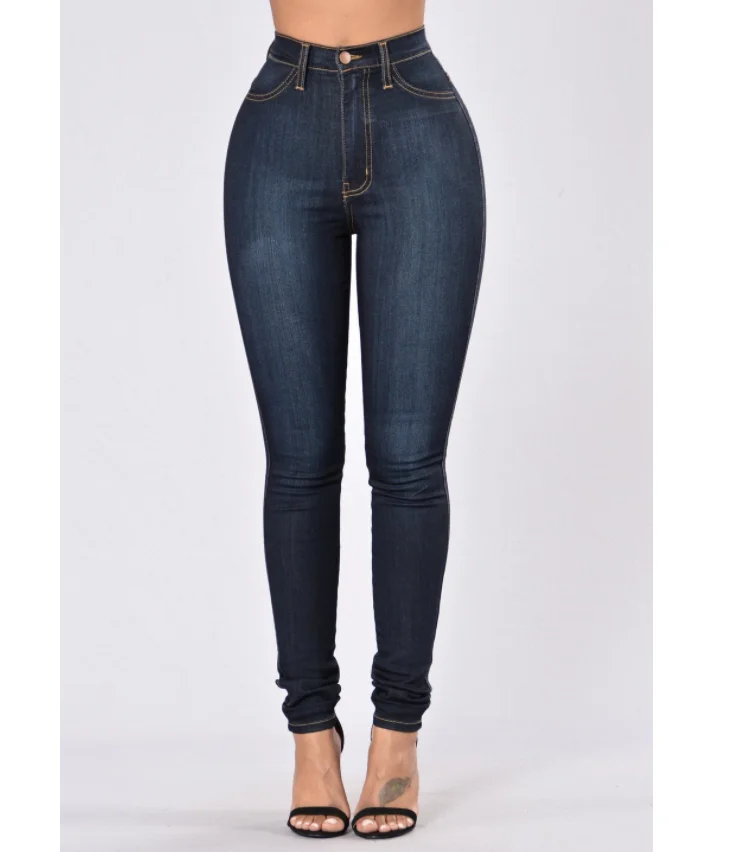 American denim supply boyfriend high waist elastic slim Leggings womens jeans 2019