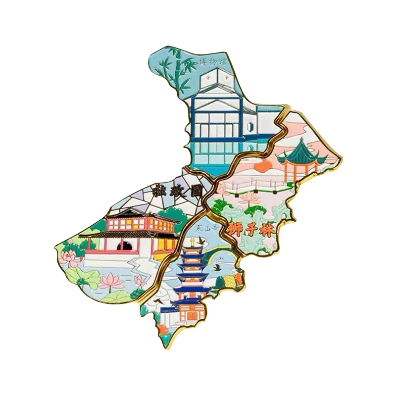 custom logo metal fridge magnet custom different countries city souvenir fridge magnets of decoration