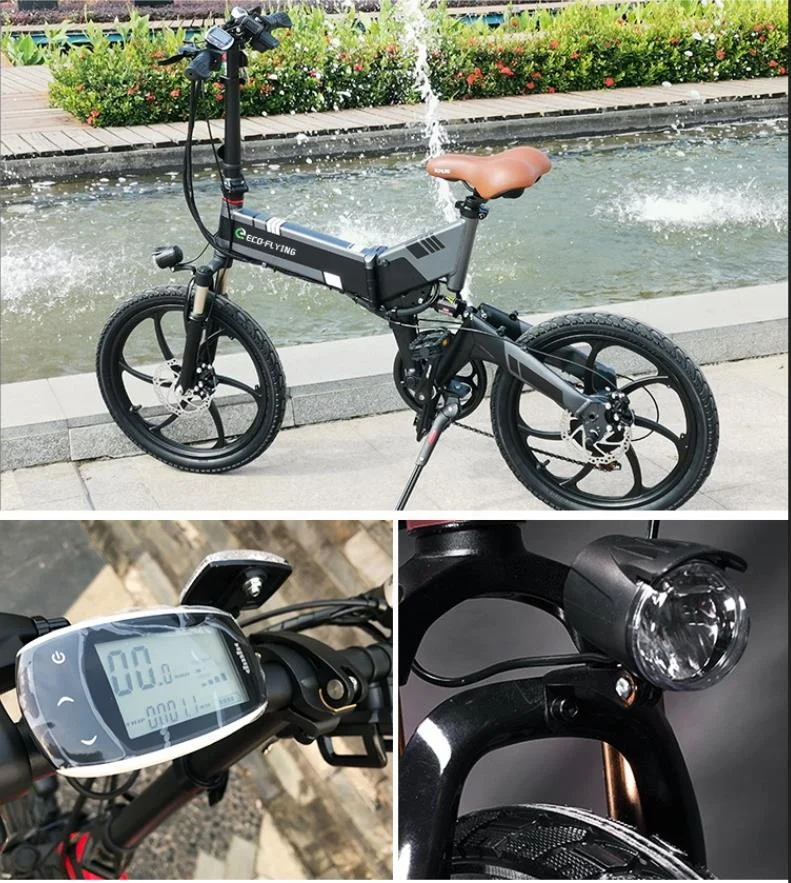European Warehouse Eco-flying Limited 2 Wheels Electric Bicycle 36V 250W City Adult Electric Bicycle