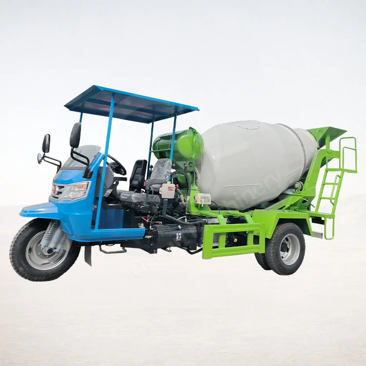 OCEAN Industrial Used Diesel 15m3 Mobile Self Loader Ready Mix Cement Concrete Mixer Drum Sale in Dubai