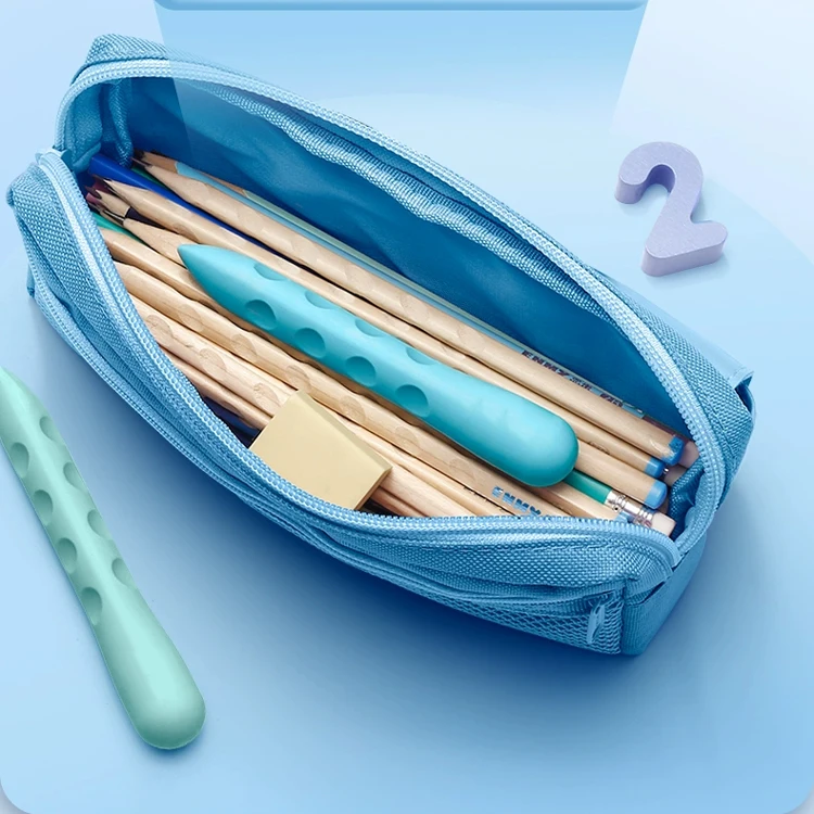 New Design Holey Eraser Macaron Color Crayon Shape TPR Material Rubber Eraser for Kids