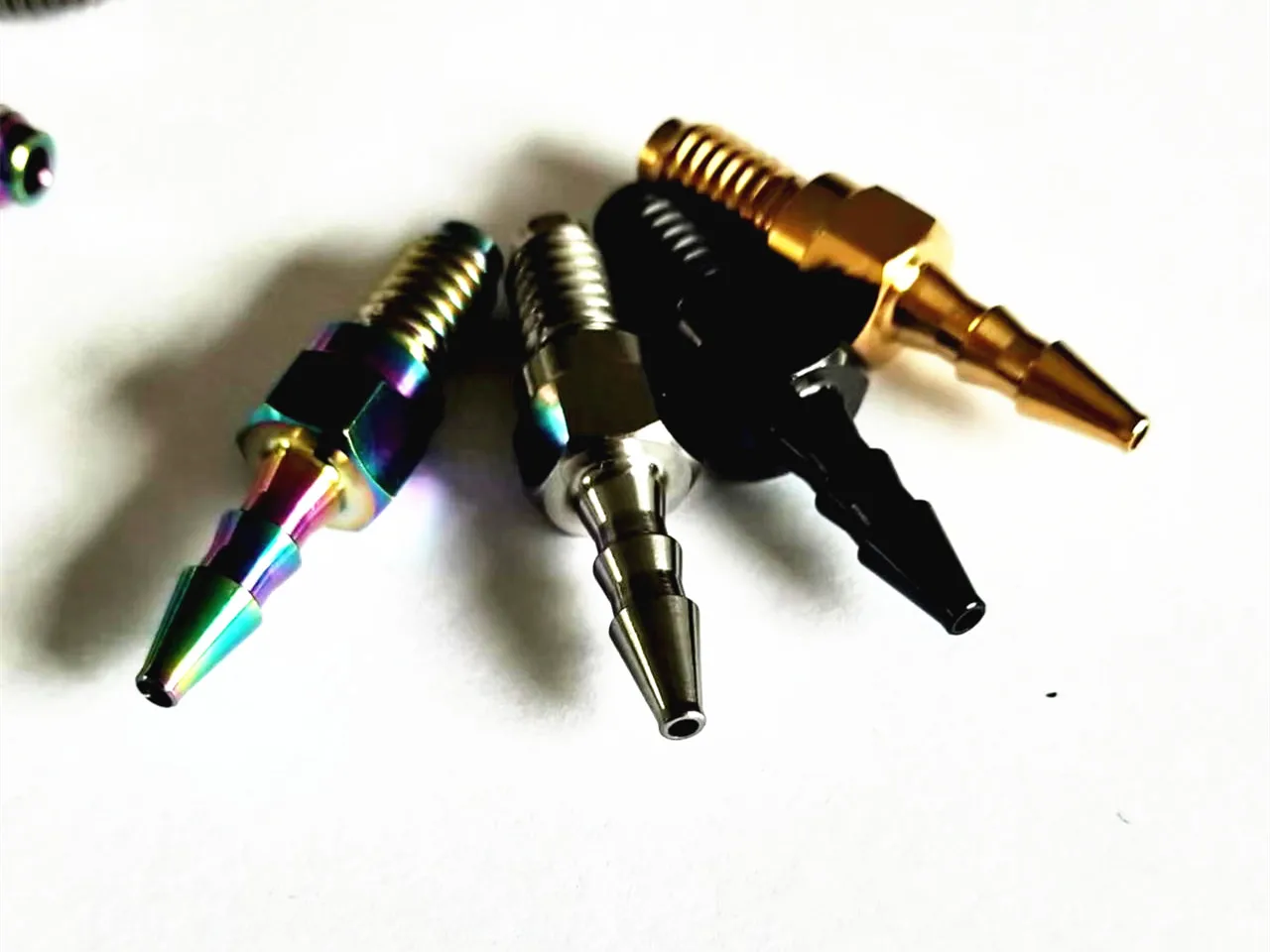 Titanium Bolts M6 Motorcycle Calipers Tubing Double Hole Oil Release Ti bolts CNC Part