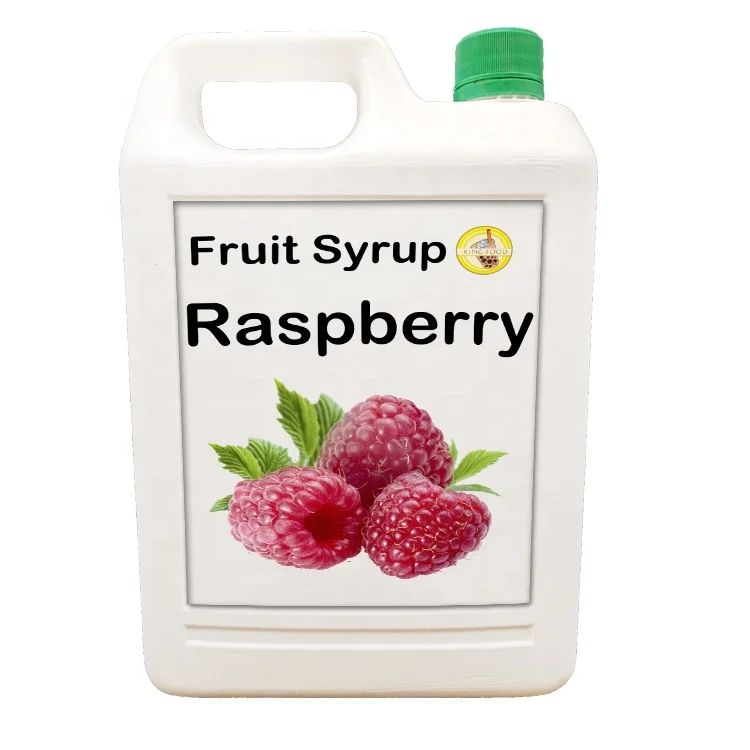 Factory Direct Sales Cs Series 2.5Kg Bubble Tea Raspberry Syrup Concentrate For Making Juice Fruit Tea And Smoothies