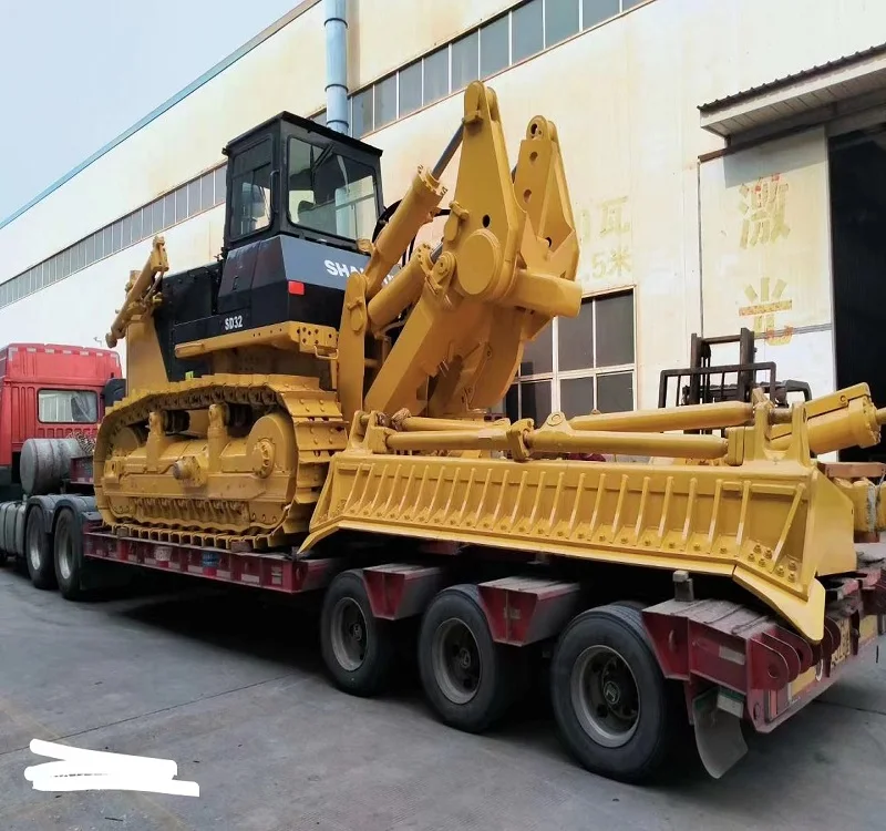 The Used Bulldozers 32 Ton Shantui SD32 with Strong Power and Reliable Performance Are Selling Well in Bangladesh