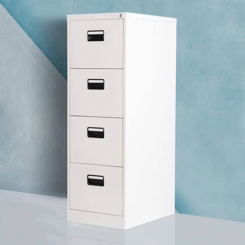 Lockable Storage 4 Drawer Vertical Steel Filing Cabinet Metal Cupboard,School Documents Furniture
