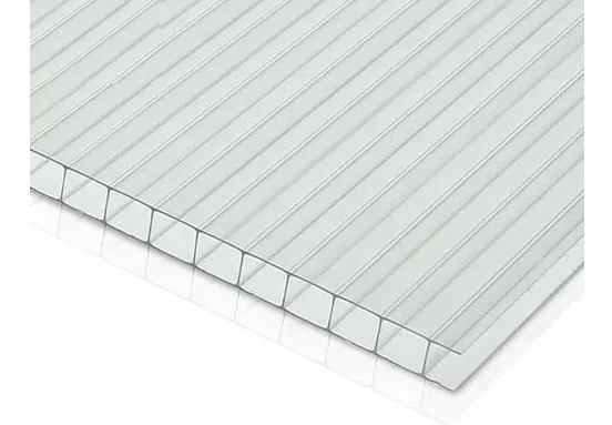 Sun sheets polycarbonate uv resistant roofing pc twin hollow sheet for green house